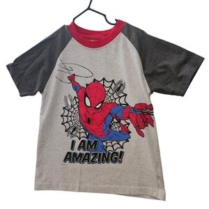 Boys Size 7 Marvel Spider-Man Graphic Short Sleeve T-Shirt